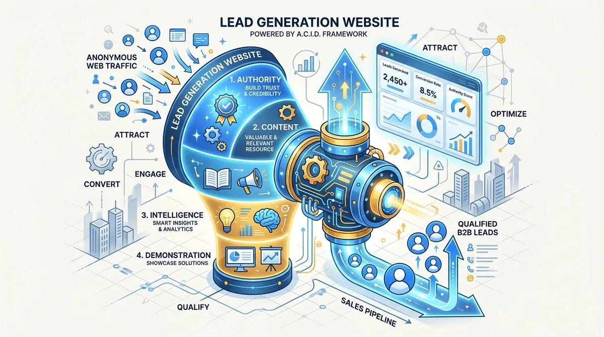 B2B Lead Generation Website: Using the A.C.I.D. Framework
