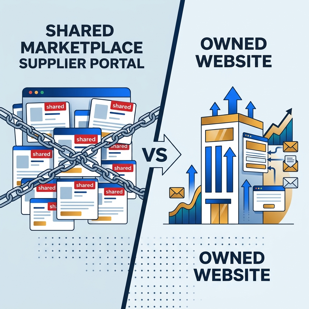 B2B Lead Generation Without Portals: The Digital Asset Approach