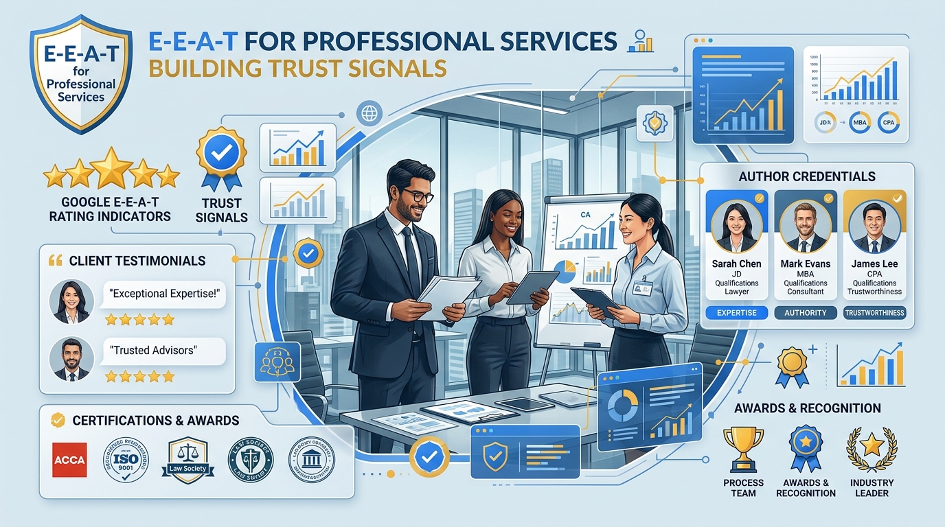 E-E-A-T for Professional Services: Building Trust Signals That Rank
