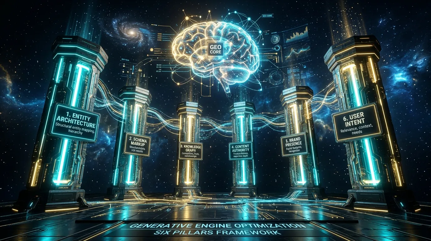 The GEO Six Pillars Framework: B2B Visibility in AI Search